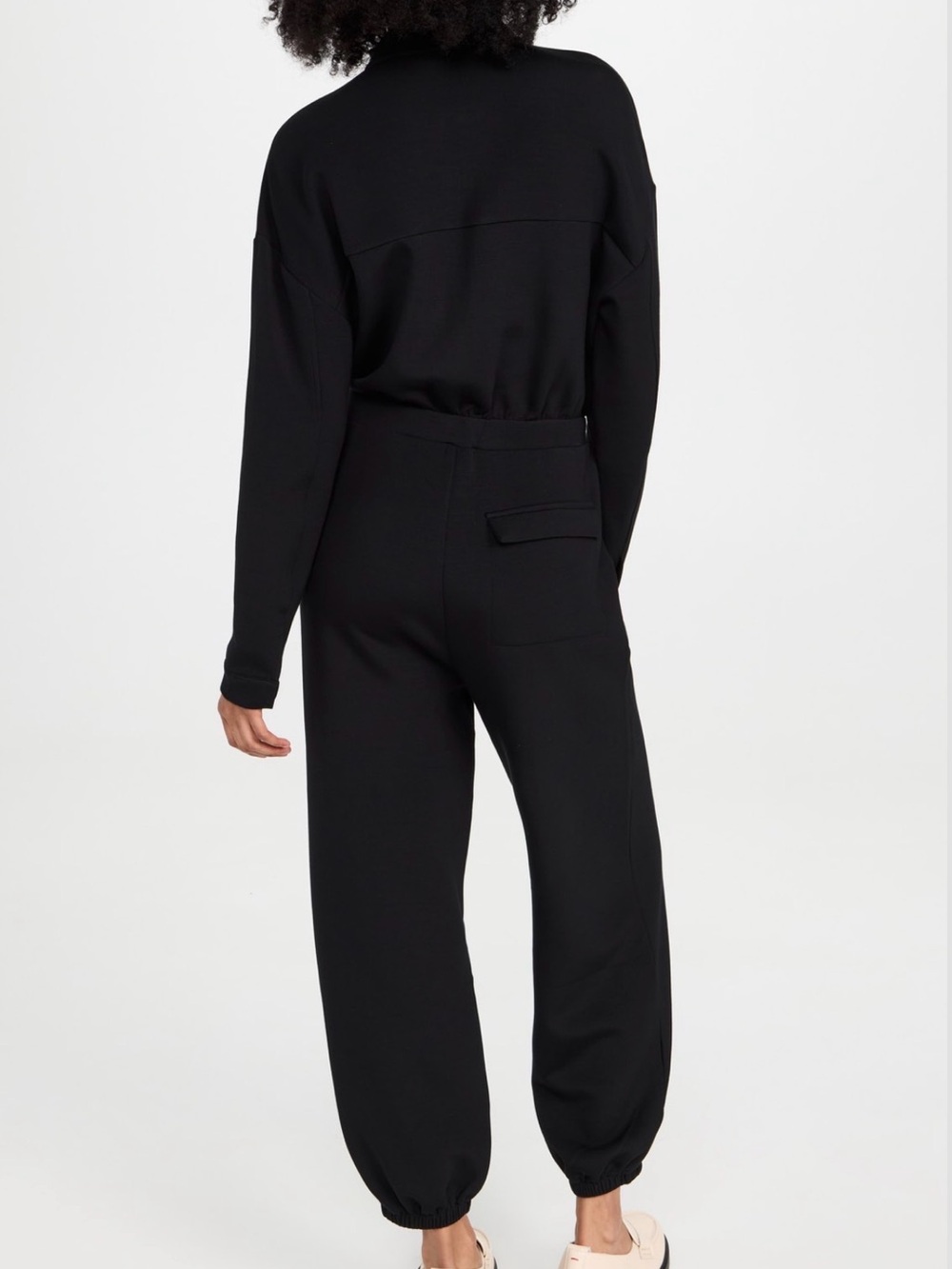 Varley Zip Front Jogger Jumpsuit Black Size Medium - Picture 3 of 9